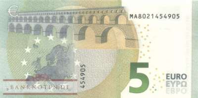 Portugal - 5  Euro (#E026m-M009_UNC)