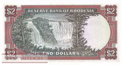 Rhodesien - 2  Dollars (#031a_AU)