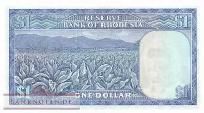 Rhodesien - 1  Dollar - Ersatzbanknote (#034cR_UNC)