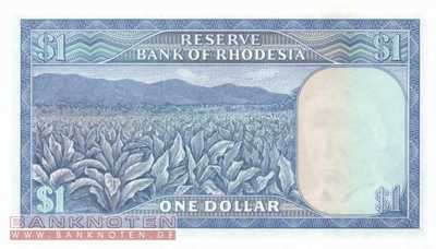 Rhodesia - 1  Dollar (#034c_UNC)