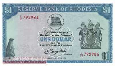 Rhodesien - 1  Dollar (#034c_UNC)