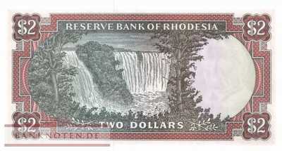 Rhodesia - 2  Dollars (#035c_UNC)