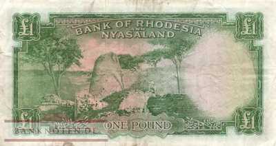 Rhodesien & Nyasaland - 1  Pound (#021b-61_F)