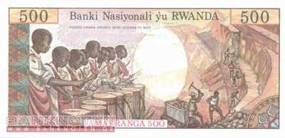 Ruanda - 500  Francs (#013a_UNC)