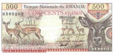 Rwanda - 500  Francs (#013a_UNC)