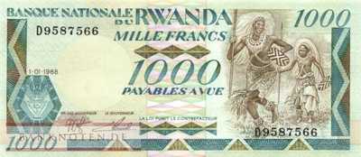 Rwanda - 1.000  Francs (#021_UNC)