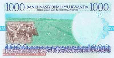 Ruanda - 1.000  Francs (#027b_UNC)