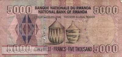 Rwanda - 5.000  Francs (#033a_F)