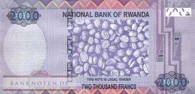 Ruanda - 2.000  Francs (#040_UNC)