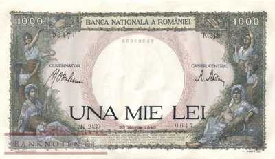 Romania - 1.000  Lei (#052a-2_AU)