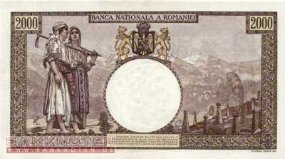 Romania - 2.000  Lei (#053a-1_AU)