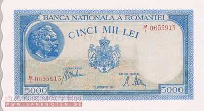 Romania - 5.000  Lei (#055-1_UNC)