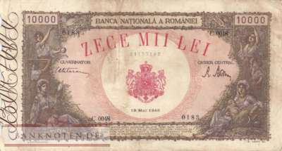 Romania - 10.000  Lei (#057a-1_VF)