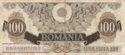 Rumänien - 100  Lei (#067a_F)