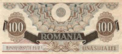 Rumänien - 100  Lei (#067a_VF)