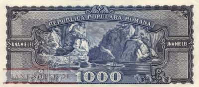 Romania - 1.000  Lei (#087a_AU)