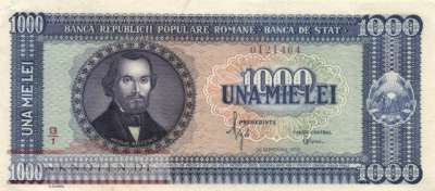 Romania - 1.000  Lei (#087a_AU)