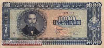 Rumänien - 1.000  Lei (#087a_VF)
