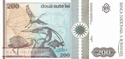 Romania - 200  Lei (#100_UNC)