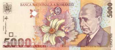 Rumänien - 5.000  Lei (#107b_UNC)