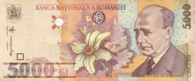 Rumänien - 5.000  Lei (#107b_F)