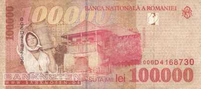 Rumänien - 100.000  Lei (#110_F)