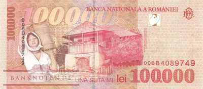 Romania - 100.000  Lei (#110_VF)