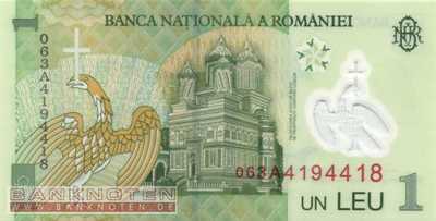 Romania - 1  Leu (#117b_UNC)