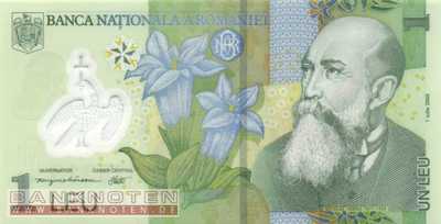 Romania - 1  Leu (#117d_UNC)