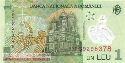 Romania - 1  Leu (#117e_UNC)
