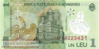 Romania - 1  Leu (#117i_UNC)