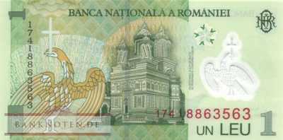 Romania - 1  Leu (#117k_UNC)
