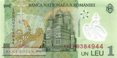 Romania - 1  Leu (#117l_UNC)