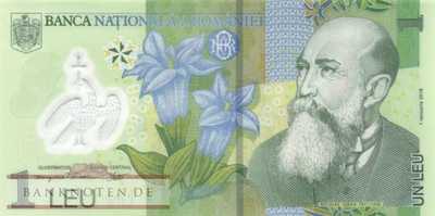 Romania - 1  Leu (#117l_UNC)
