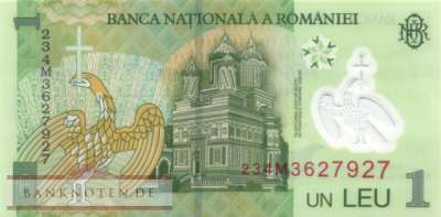 Rumänien - 1  Leu (#117o_UNC)