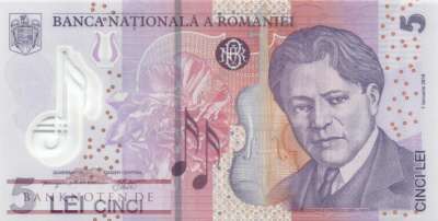 Romania - 5  Lei (#118j_UNC)