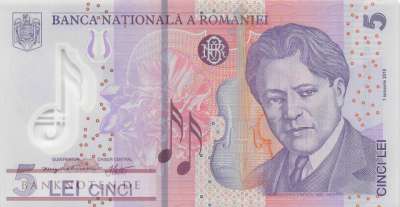 Rumänien - 5  Lei (#118l_UNC)