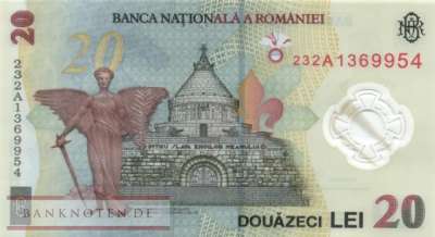 Romania - 20  Lei (#119Ab_UNC)