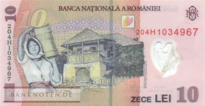 Romania - 10  Lei (#119k_UNC)