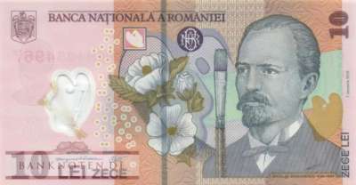 Romania - 10  Lei (#119k_UNC)