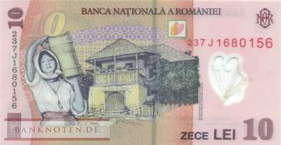 Romania - 10  Lei (#119l_UNC)