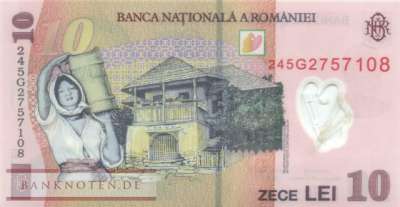 Romania - 10  Lei (#119m_UNC)
