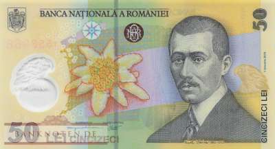 Romania - 50 Lei (#120l_UNC)