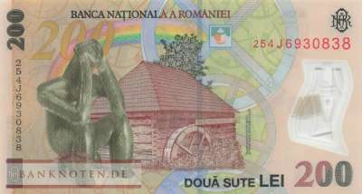 Romania - 200  Lei (#122o_UNC)