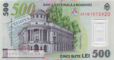 Rumänien - 500  Lei (#123e_UNC)