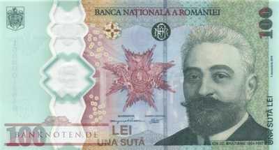 Rumänien - 100  Lei - Gedenkbanknote im Folder (#125_UNC)