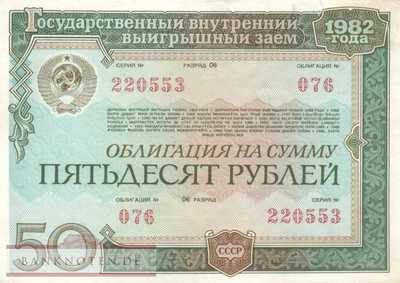 Russland - 50  Rubles - Staatsanleihe (#1301_XF)