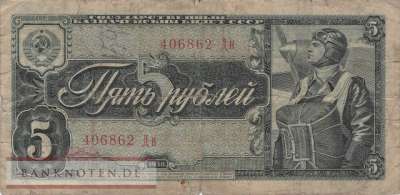 Russland - 5  Rubles (#215_VG)
