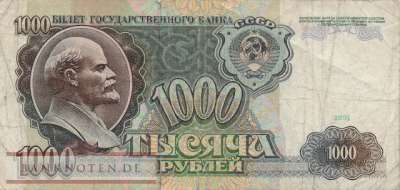 Russland - 1.000  Rubles (#246a_VG)
