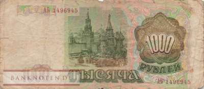 Russland - 1.000  Rubles (#257_VG)